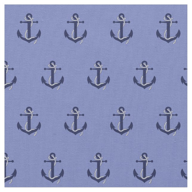 Anker, Anker aus Seaman, Ankeremblem, mit Seil Stoff (Nahaufnahme)