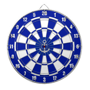 Anker auf marineblau-weißem Dartboard Dartscheibe