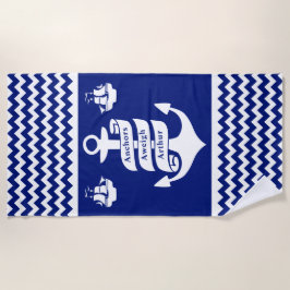 Anker Awäd Retirement Cruise Nautical Strandtuch