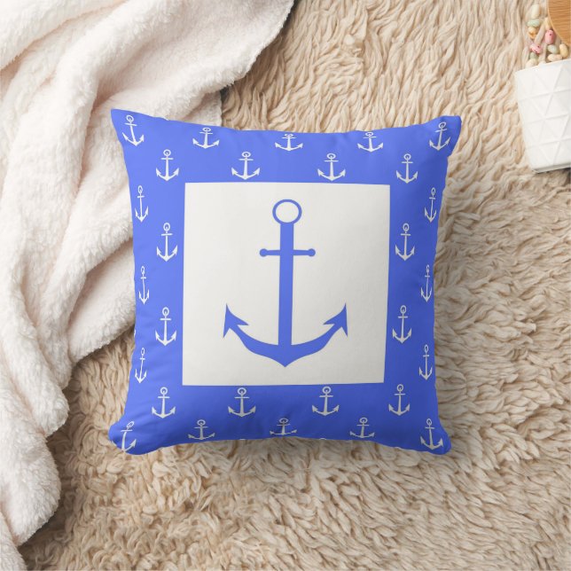 Anker Away Pillow (blau) Kissen (Decke)