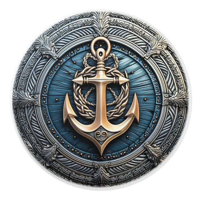 Anker Aweigh Keramik Knob Keramikknauf (Vorderseite)