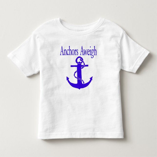 Anker Aweigh Kleinkind T-shirt (Vorderseite)