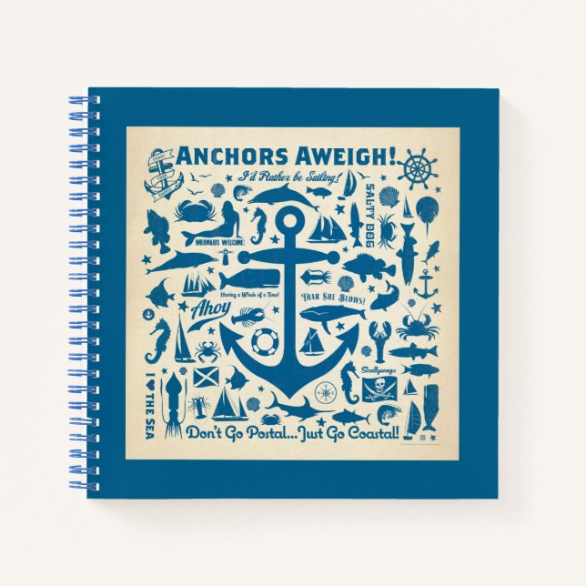 Anker Aweigh! Notizbuch (Vorderseite)
