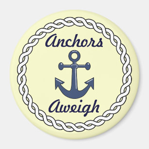 Anker Aweigh Stateroom Tür-Markierung Magnet