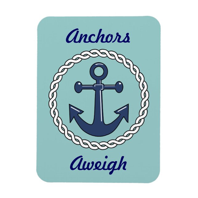 Anker Aweigh Vert. Stateroom Door Marker Magnet (Vertikal)
