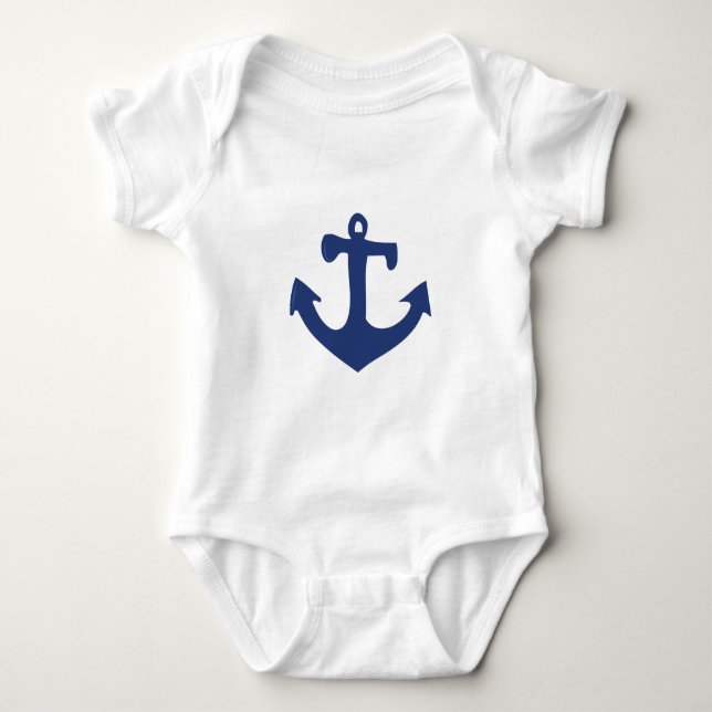 Anker Baby Strampler (Vorderseite)