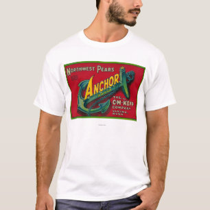Anker-Birnen-Kiste LabelYakima, WA T-Shirt