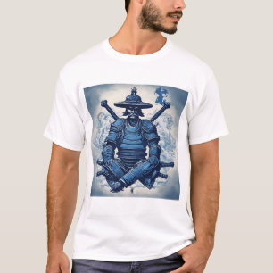 Anker blau Samurai T-Shirt