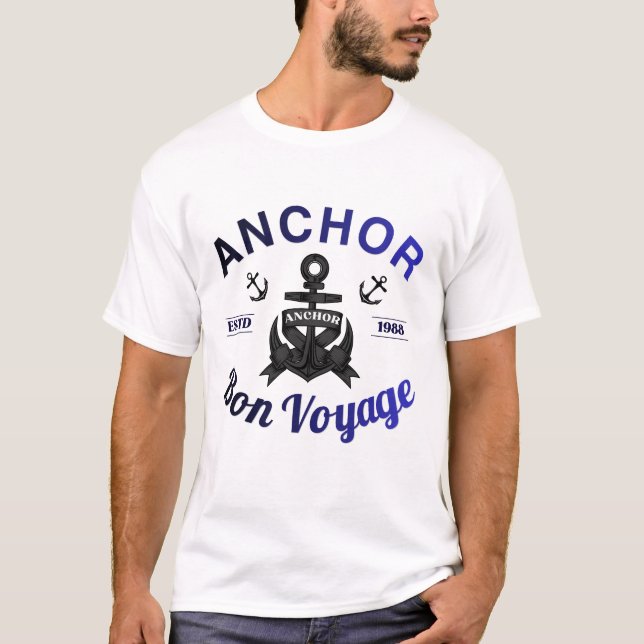 Anker Bon Voyage T-Shirt (Vorderseite)