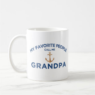 Anker der Familie Lieblingsmenschen nennen mich Op Kaffeetasse