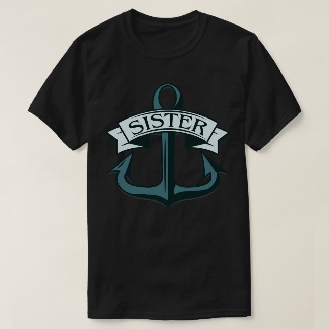 Anker der Sister Ships T-Shirt (Design vorne)