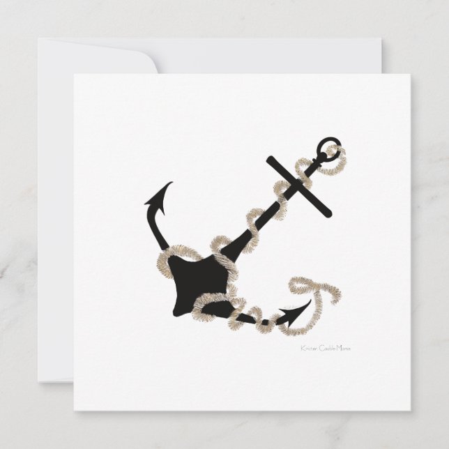 Anker Feiertagskarte (Vorderseite)