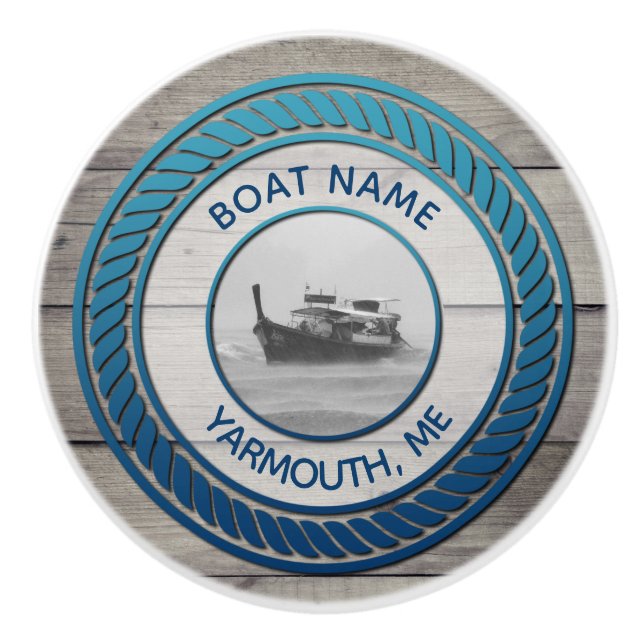 Anker für Nautische Fotos Keramikknauf (Vorderseite)