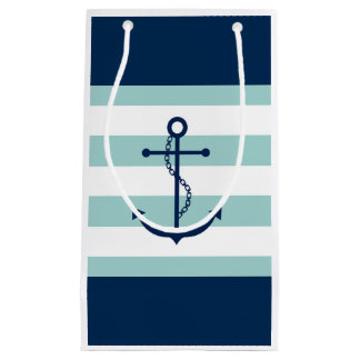 Anker-Geschenk-Tasche - klein, glatt Kleine Geschenktüte