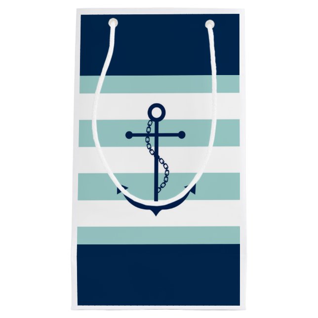 Anker-Geschenk-Tasche - klein, glatt Kleine Geschenktüte (Vorderseite)