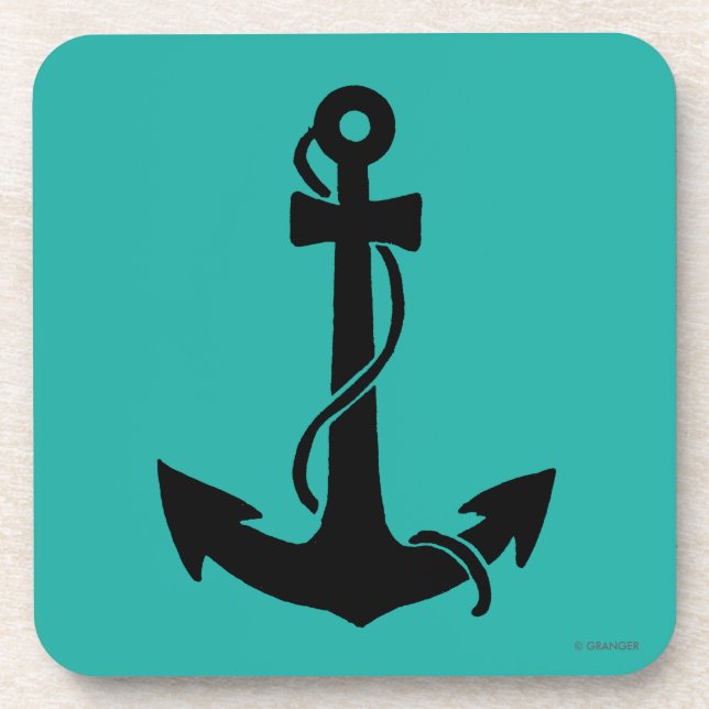 Anker Getränkeuntersetzer (Vorderseite)