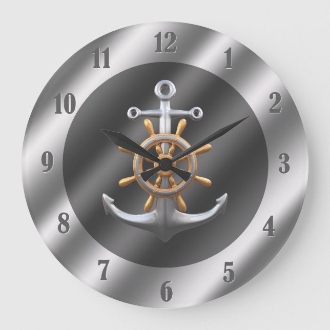Anker Große Wanduhr (Vorderseite)