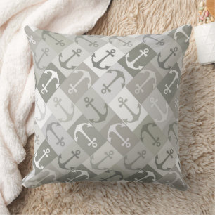 Anker-Herringbone-Mono Kissen