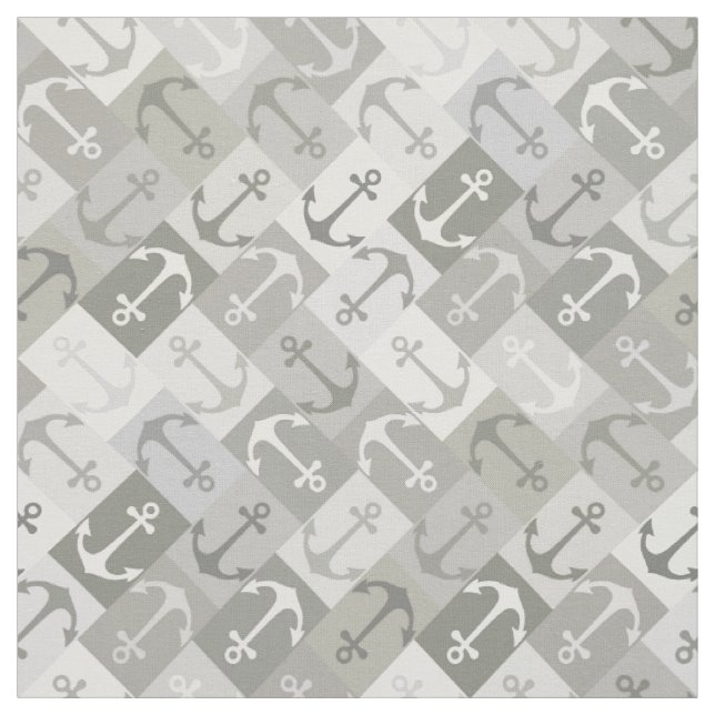 Anker-Herringbone-Mono Stoff (Muster)