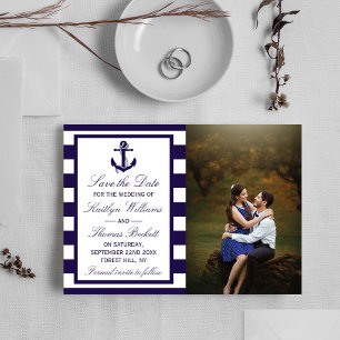 Anker Hochzeitsfoto Save The Date
