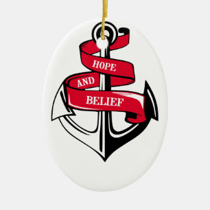 Anker Keramik Ornament