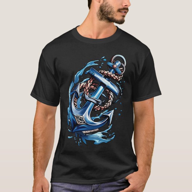 Anker Kunst T-Shirt (Vorderseite)