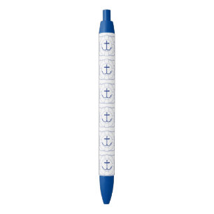 Anker- & Life-Saver-Stift (dunkle Printwerbung) Kugelschreiber