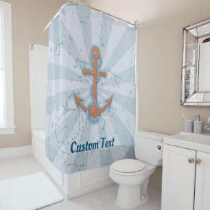 Anker mit Kette Duschvorhang