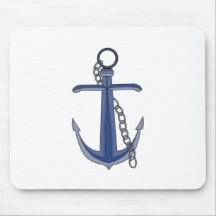 Anker mit Kette Mousepad