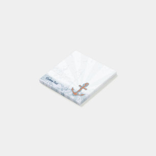 Anker mit Kette Post-it Klebezettel