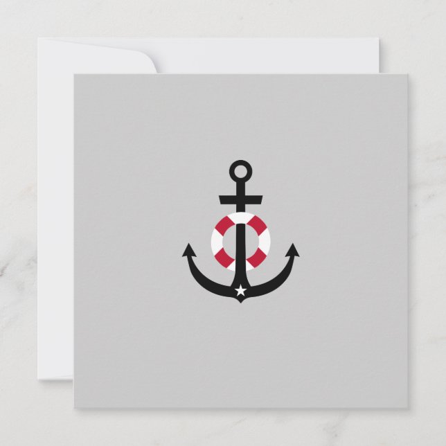 Anker mit Lifebelt (Vorderseite)