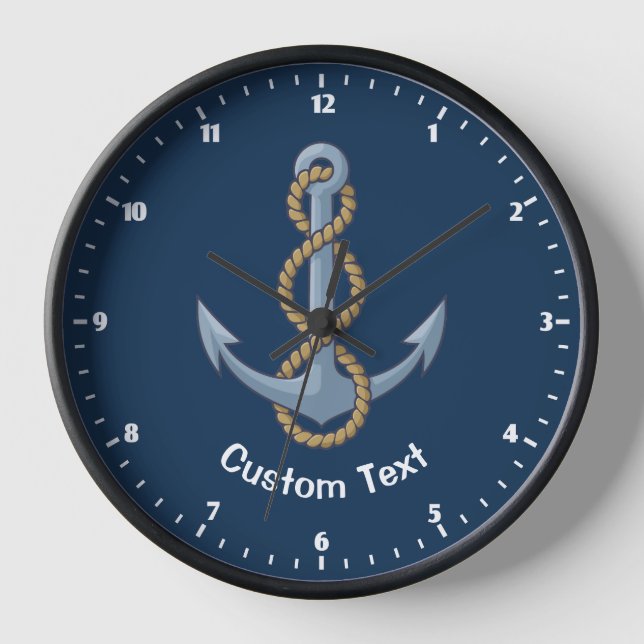 Anker mit Seil Uhr (Vorderseite)