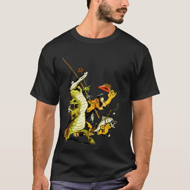 Anker mit Seil umwickelt T-Shirt (Vorderseite)