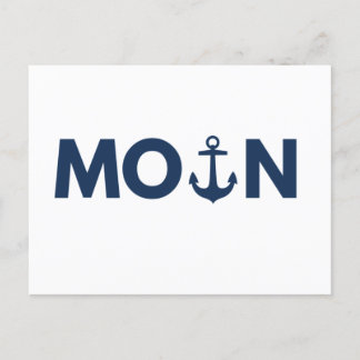 Anker Moin Norddeutschland Nordnord-Nordlichter Postkarte