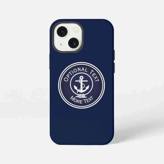 Anker Nautical Seal   iPhone Hülle (Rückseite)