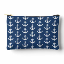 Anker Nautical Segeln Booten Weiß Navy Blau