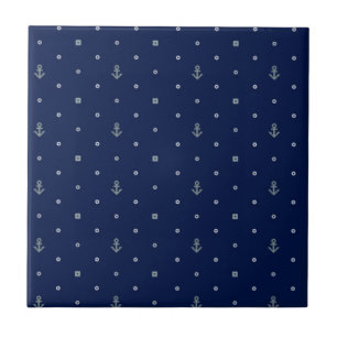 Anker Polka Punkte Muster Fliese