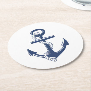 Anker Runder Pappuntersetzer