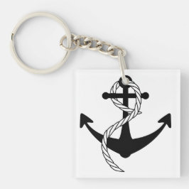 Anker schwarz weiß, das ist wahnsinnig schlüsselanhänger