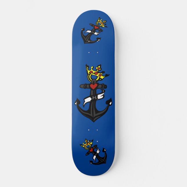 Anker Skateboard (Vorderseite)