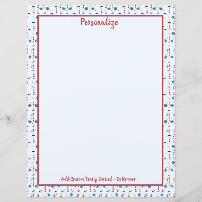 Anker und Buoy personalisieren (Vorderseite)