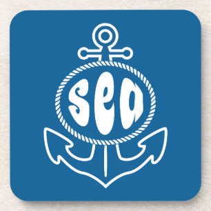 Anker und das Meer Untersetzer