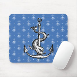 Anker und Delphin Mousepad