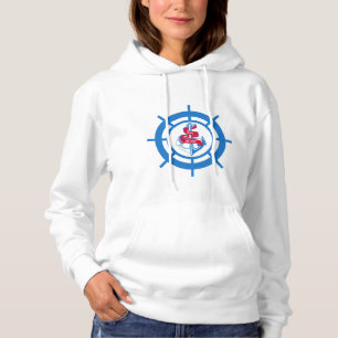 Anker und Lenkrad Hoodie