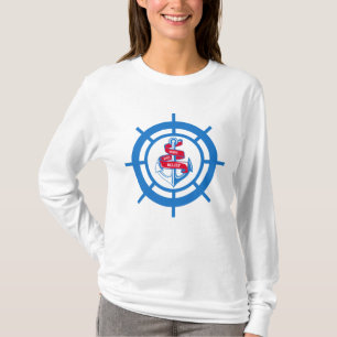 Anker und Lenkrad T-Shirt