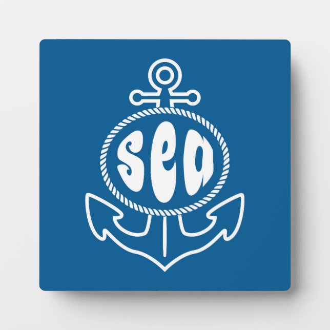 Anker und Meer Fotoplatte (Vorderseite)