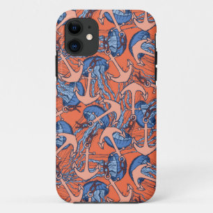 Anker und Quallen Case-Mate iPhone Hülle