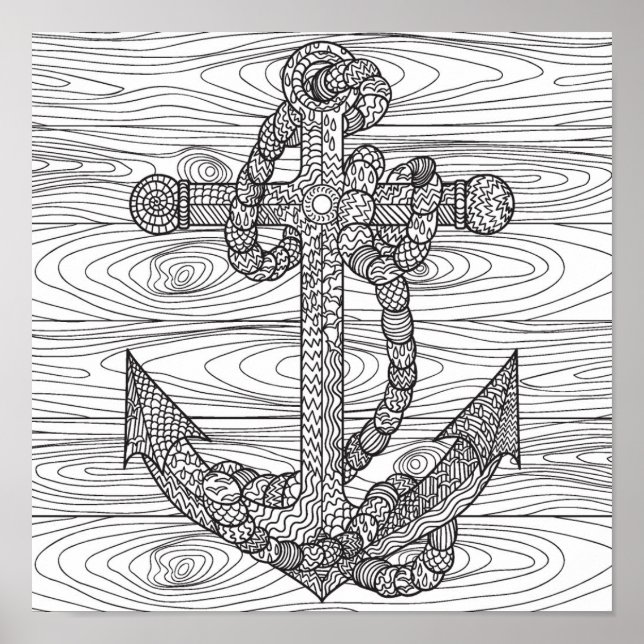 Anker und Seil 2 Poster (Vorne)