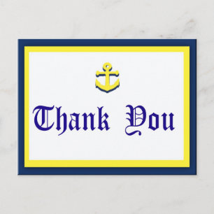 Anker Vielen Dank Postcard Postkarte