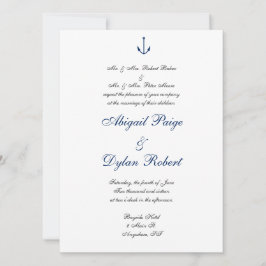 "Anker weg" Einladungen zur Hochzeit